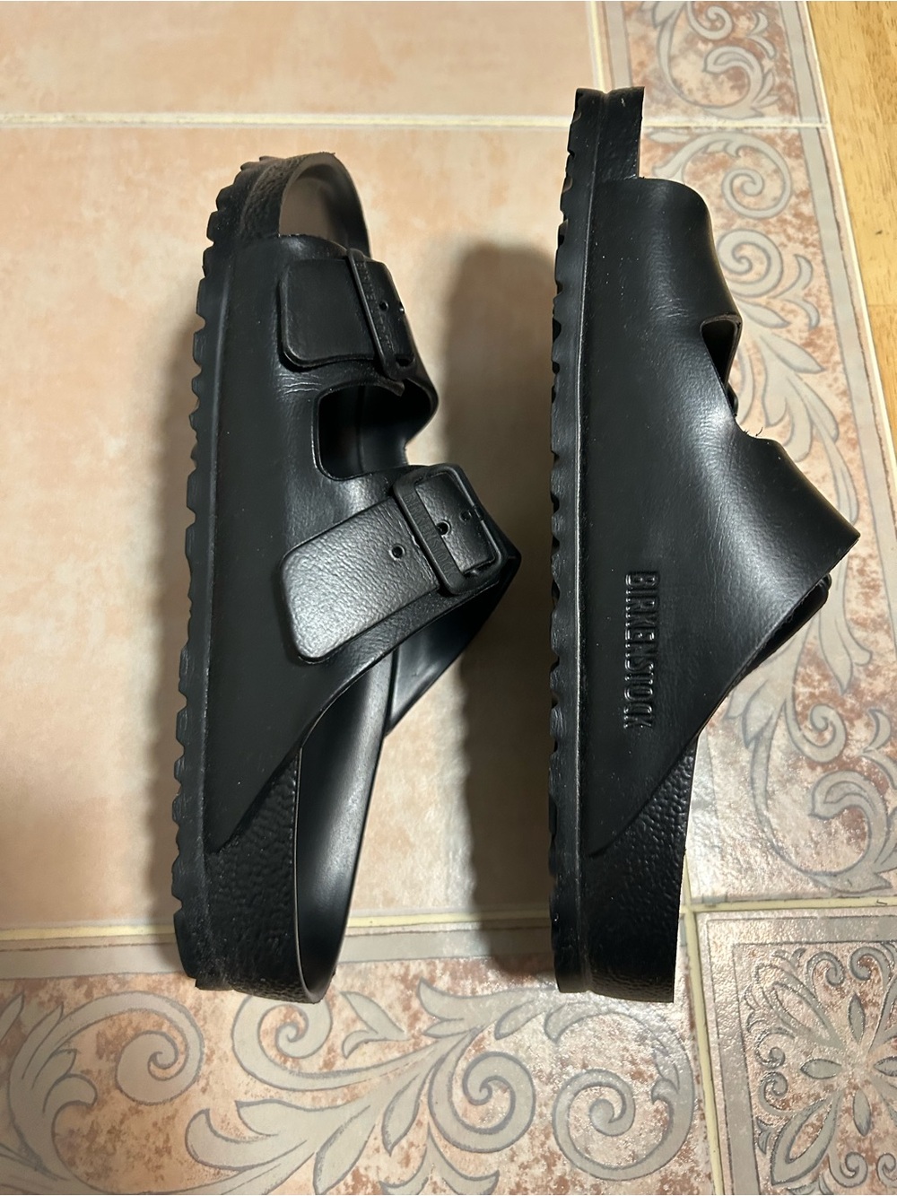 Birkenstock Black Two-Strap EVA Sandals - Picture 5 of 5